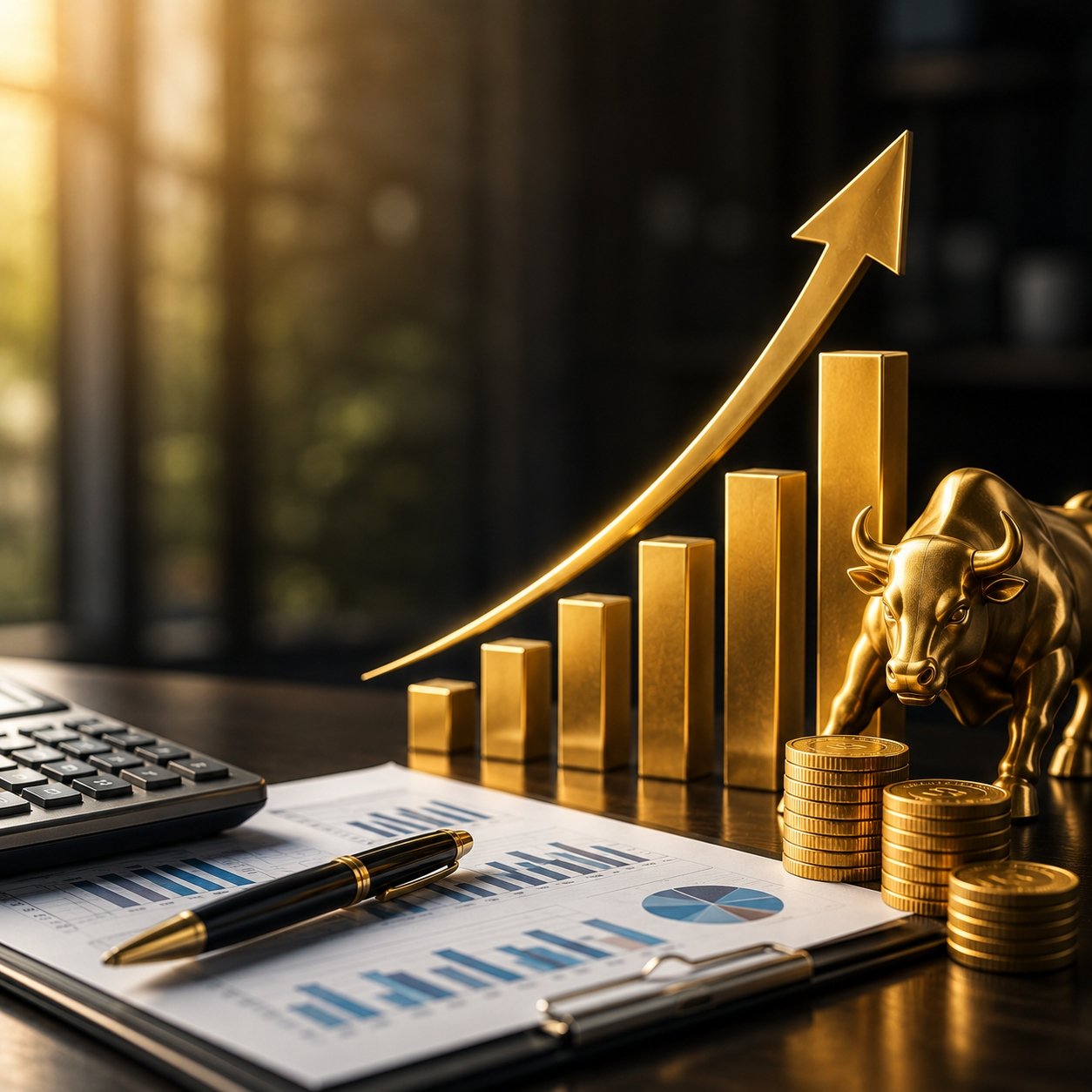 Professional financial advisor consulting clients
