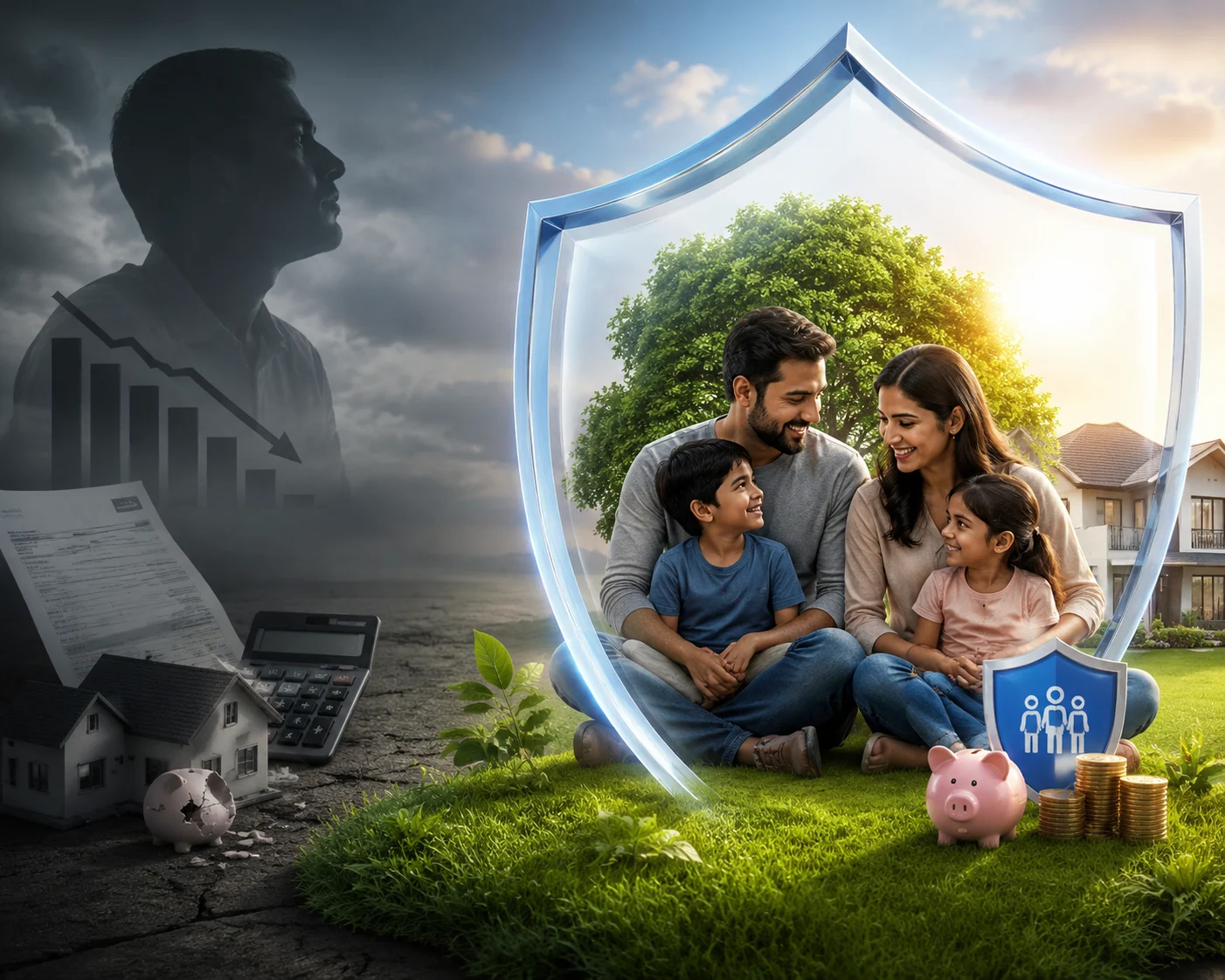 Term life insurance family protection