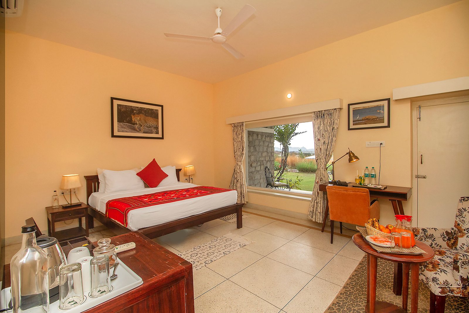 Jungle View Room interior at The Jawai Sagar