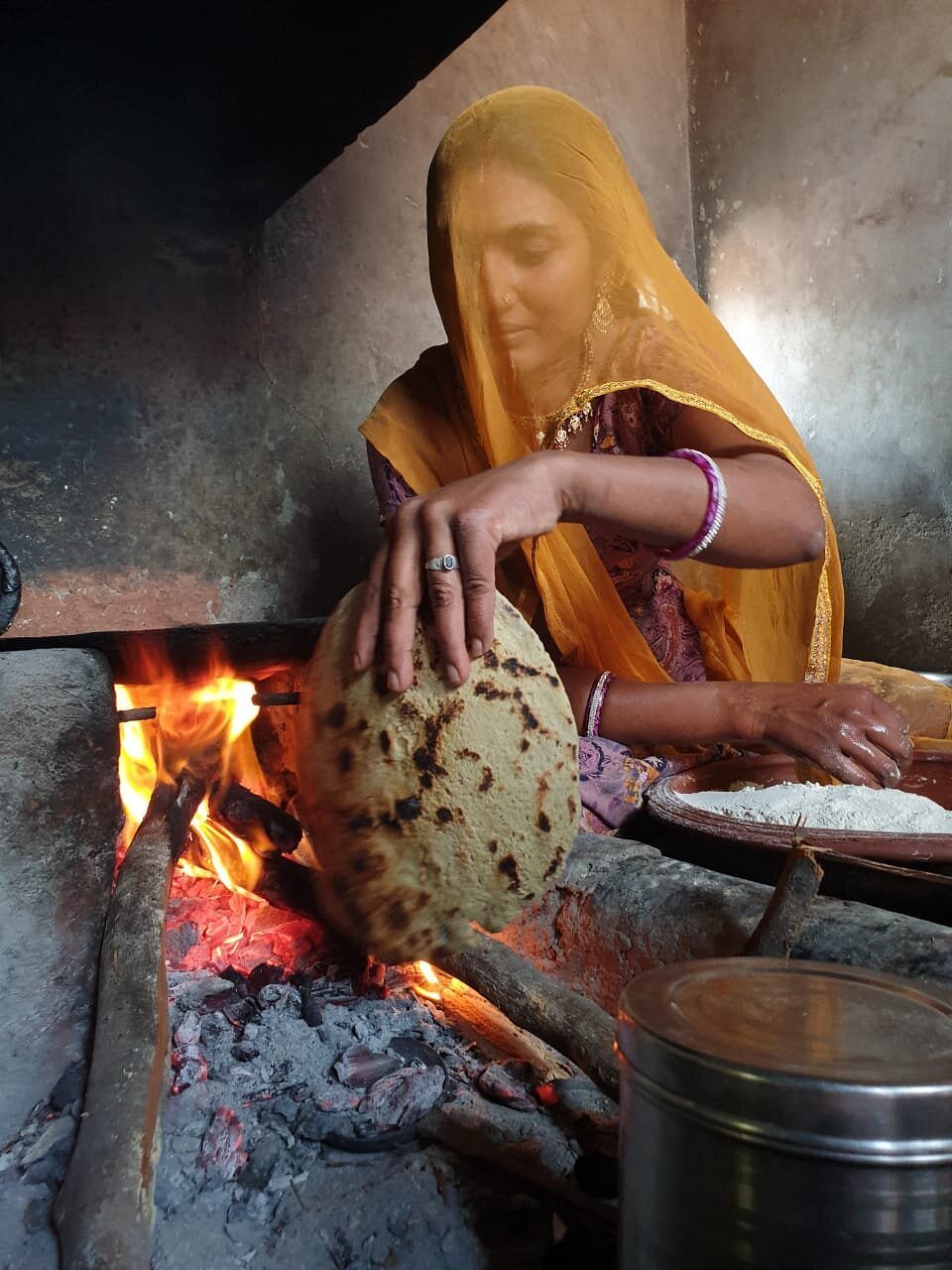 Authentic Rajasthani thali